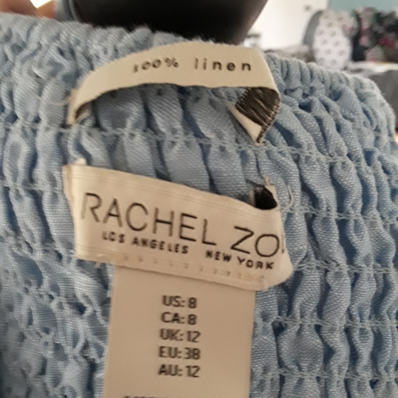 T-Rachel Zoe Ruffled Linen Dress - Picture 10 of 11